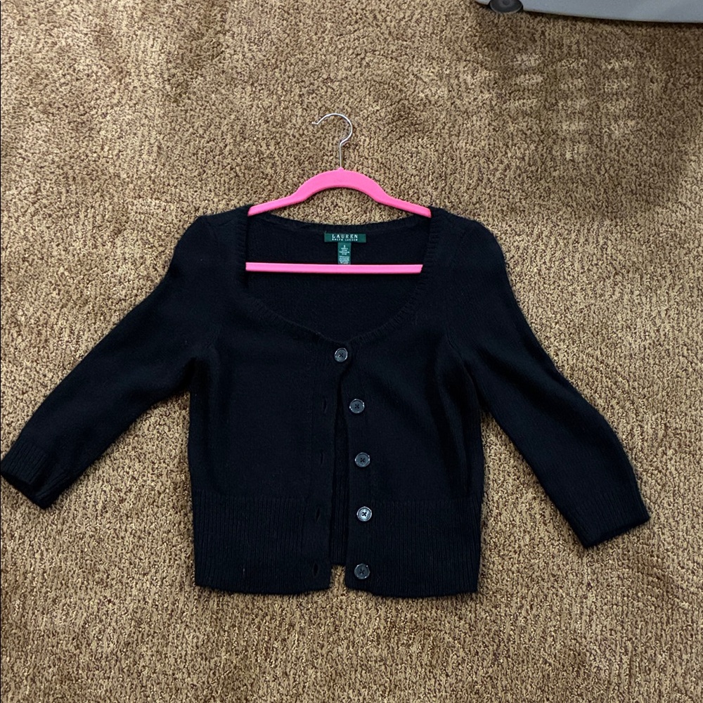 Ralph Lauren Black Knit Sweater